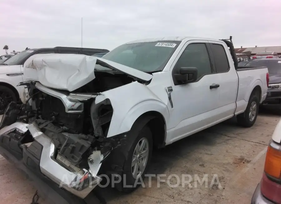 FORD F150 SUPER 2021 vin 1FTEX1CP8MKD09872 from auto auction Copart