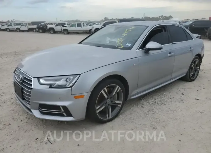 AUDI A4 PREMIUM 2018 vin WAUENAF48JA110424 from auto auction Copart