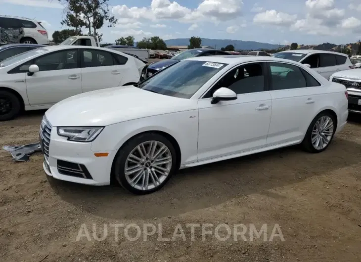 AUDI A4 PREMIUM 2018 vin WAUENAF4XJA125264 from auto auction Copart