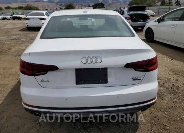 AUDI A4 PREMIUM 2018 vin WAUENAF4XJA125264 from auto auction Copart