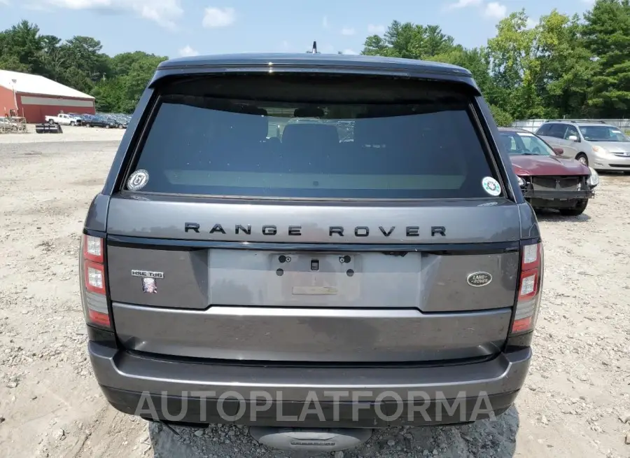 LAND ROVER RANGE ROVE 2016 vin SALGS2KF4GA243457 from auto auction Copart