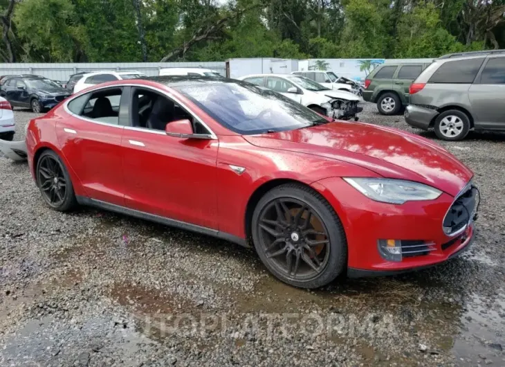 TESLA MODEL S 85 2015 vin 5YJSA4H15FFP76189 from auto auction Copart