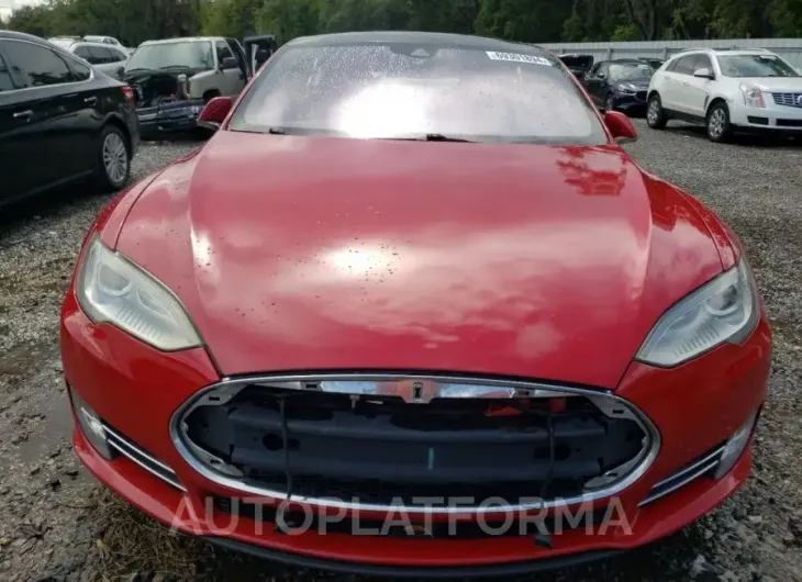 TESLA MODEL S 85 2015 vin 5YJSA4H15FFP76189 from auto auction Copart