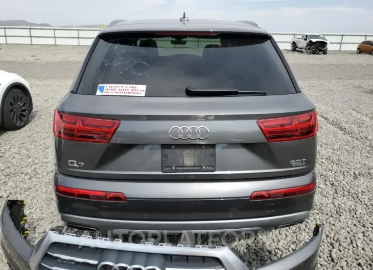 AUDI Q7 PRESTIG 2018 vin WA1VAAF70JD036093 from auto auction Copart