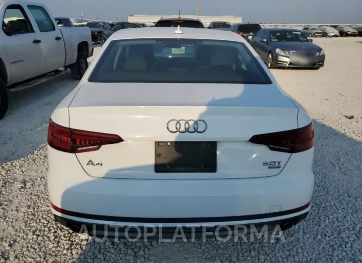 AUDI A4 PREMIUM 2018 vin WAUKMAF48JA088737 from auto auction Copart