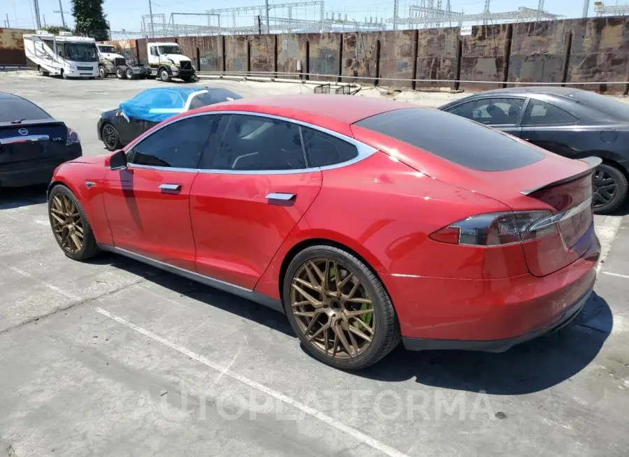 TESLA MODEL S 70 2015 vin 5YJSA1S28FF090101 from auto auction Copart