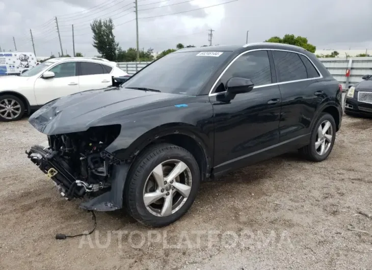 AUDI Q3 PREMIUM 2020 vin WA1AECF31L1016953 from auto auction Copart