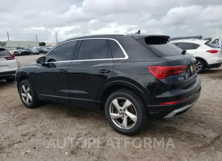 AUDI Q3 PREMIUM 2020 vin WA1AECF31L1016953 from auto auction Copart