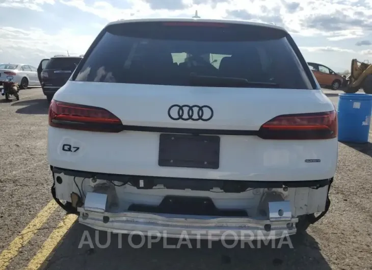 AUDI Q7 PREMIUM 2022 vin WA1LXBF79ND007239 from auto auction Copart