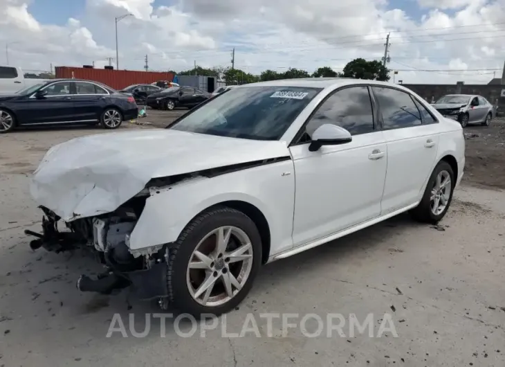 AUDI A4 PREMIUM 2018 vin WAUKMAF49JA118117 from auto auction Copart