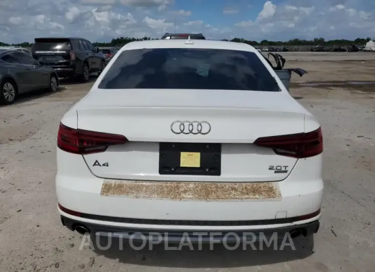 AUDI A4 PREMIUM 2018 vin WAUKMAF49JA118117 from auto auction Copart