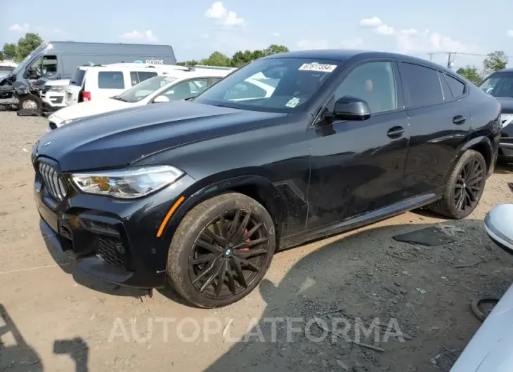 BMW X6 XDRIVE4 2022 vin 5UXCY6C08N9J92564 from auto auction Copart