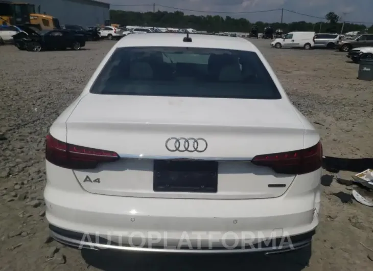 AUDI A4 PREMIUM 2022 vin WAUEAAF43NN008877 from auto auction Copart