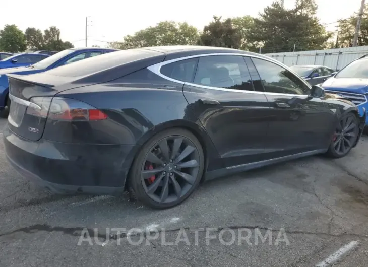 TESLA MODEL S P8 2015 vin 5YJSA1H48FF096456 from auto auction Copart