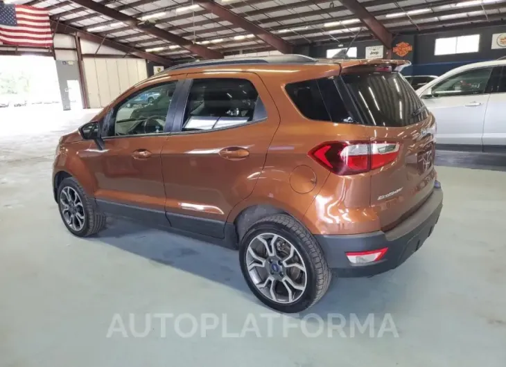 FORD ECOSPORT S 2019 vin MAJ6S3JL4KC260178 from auto auction Copart