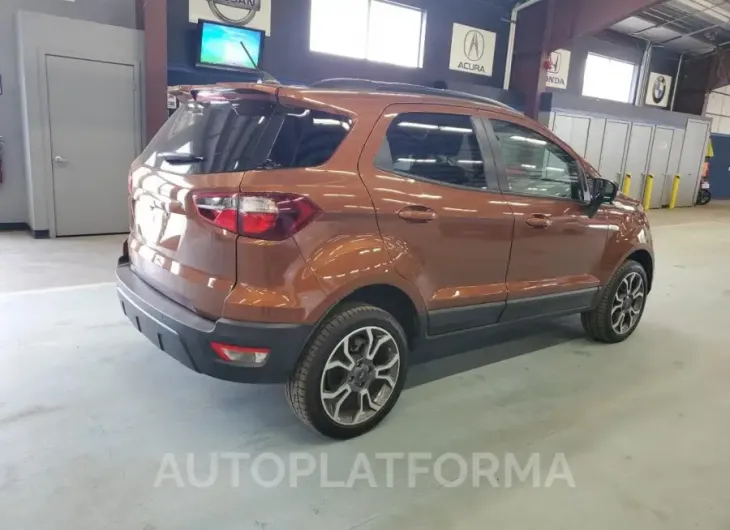 FORD ECOSPORT S 2019 vin MAJ6S3JL4KC260178 from auto auction Copart