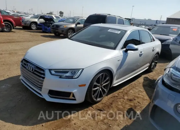 AUDI S4 PREMIUM 2018 vin WAUB4AF45JA201009 from auto auction Copart