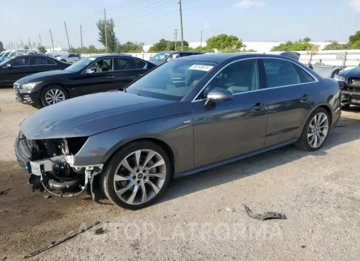 AUDI A4 PREMIUM 2021 vin WAUEAAF41MN011629 from auto auction Copart