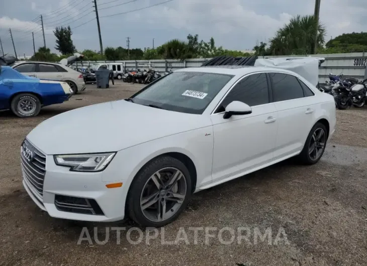 AUDI A4 PREMIUM 2018 vin WAUENAF41JN003465 from auto auction Copart