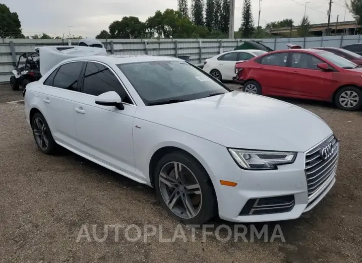 AUDI A4 PREMIUM 2018 vin WAUENAF41JN003465 from auto auction Copart