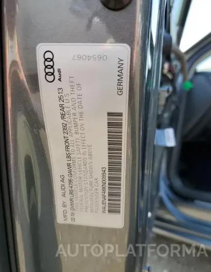 AUDI A4 PREMIUM 2019 vin WAUENAF46KN009943 from auto auction Copart