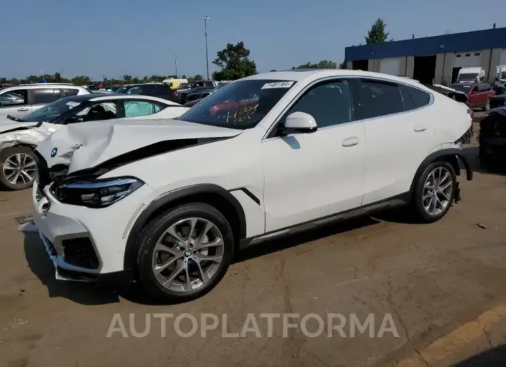 BMW X6 XDRIVE4 2022 vin 5UXCY6C05N9L01322 from auto auction Copart