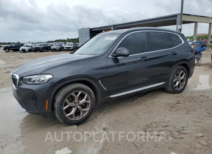 BMW X3 SDRIVE3 2022 vin 5UX43DP04N9L39481 from auto auction Copart