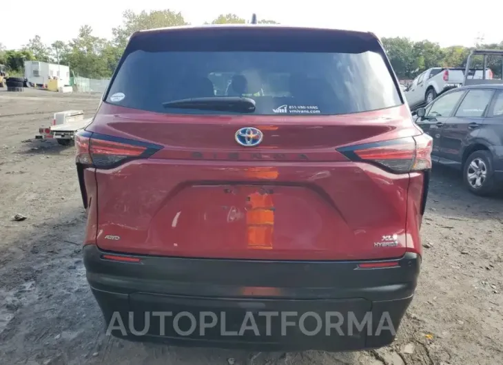 TOYOTA SIENNA XLE 2021 vin 5TDYSKFC7MS026253 from auto auction Copart