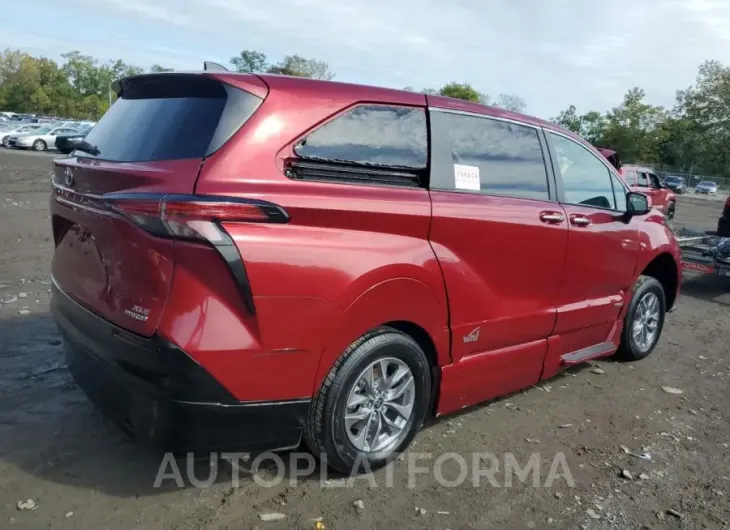 TOYOTA SIENNA XLE 2021 vin 5TDYSKFC7MS026253 from auto auction Copart