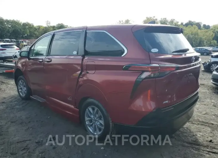 TOYOTA SIENNA XLE 2021 vin 5TDYSKFC7MS026253 from auto auction Copart