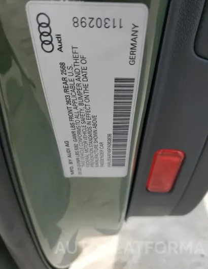 AUDI S4 PREMIUM 2023 vin WAUB4AF49PA063838 from auto auction Copart