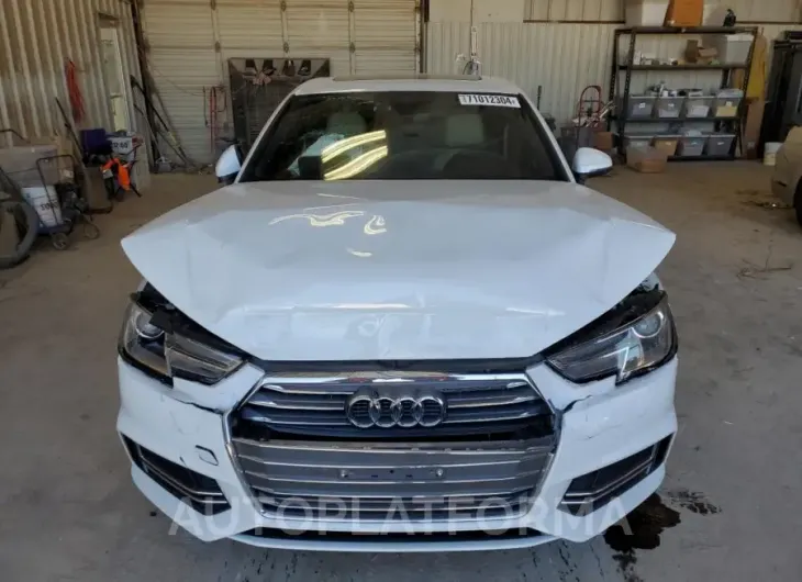 AUDI A4 ULTRA P 2017 vin WAUKMAF4XHN057699 from auto auction Copart