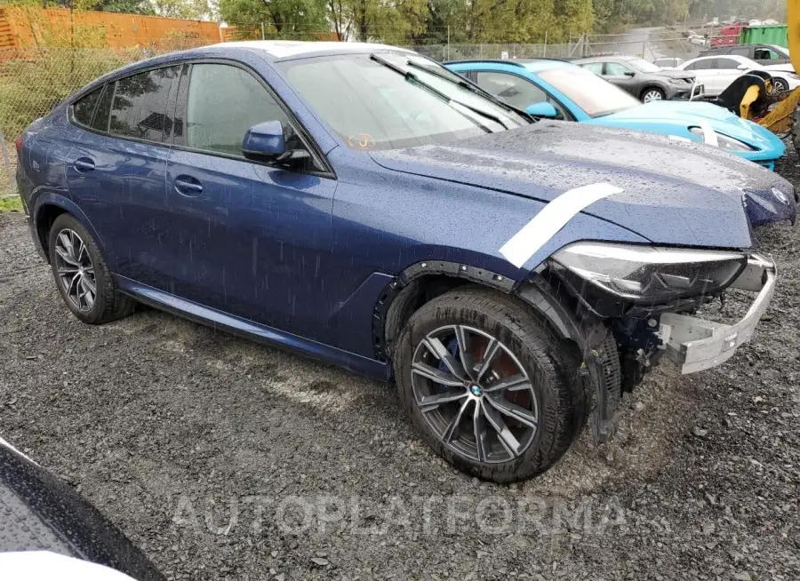 BMW X6 XDRIVE4 2022 vin 5UXCY6C04N9K30324 from auto auction Copart