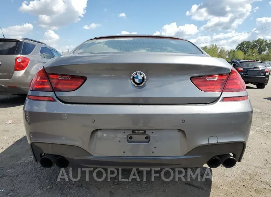 BMW 650 I GRAN 2015 vin WBA6B2C59FGB99413 from auto auction Copart