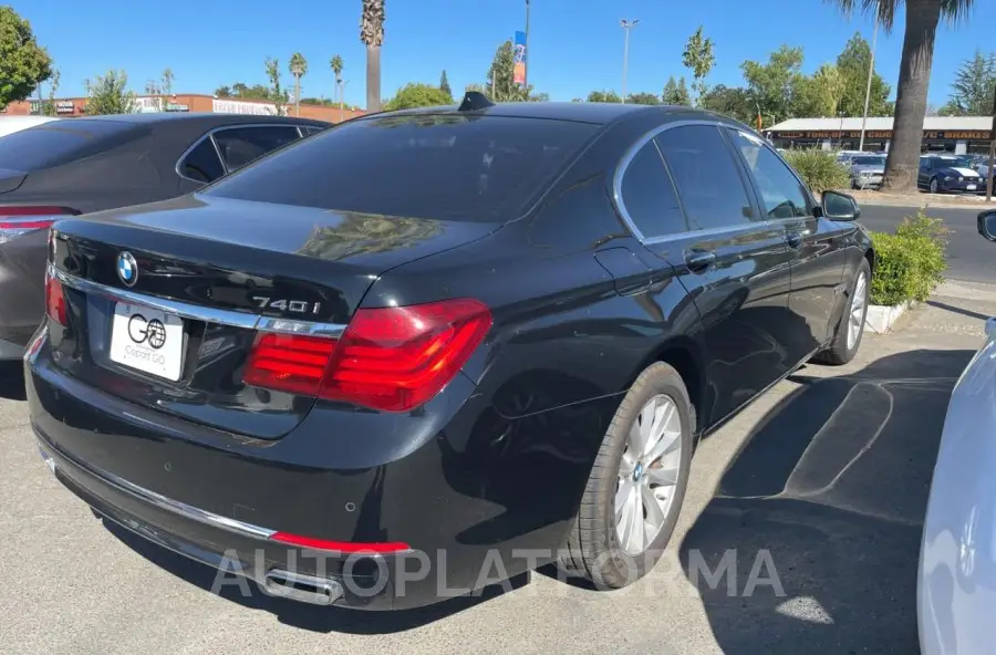 BMW 740 I 2015 vin WBAYA6C55FGK16403 from auto auction Copart