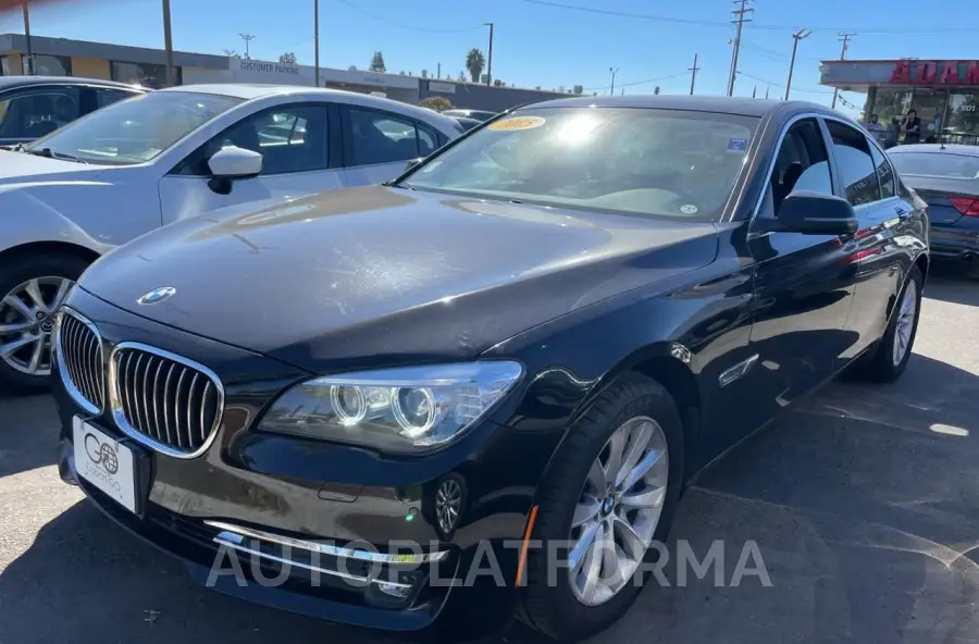 BMW 740 I 2015 vin WBAYA6C55FGK16403 from auto auction Copart