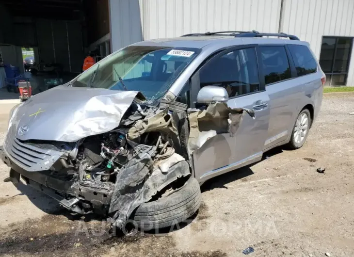 TOYOTA SIENNA XLE 2017 vin 5TDYZ3DC7HS776004 from auto auction Copart