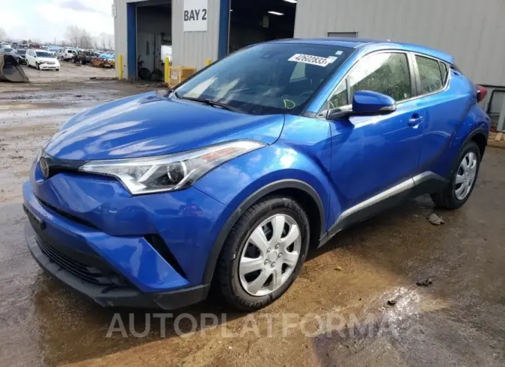 TOYOTA C-HR XLE 2019 vin JTNKHMBX1K1015618 from auto auction Copart