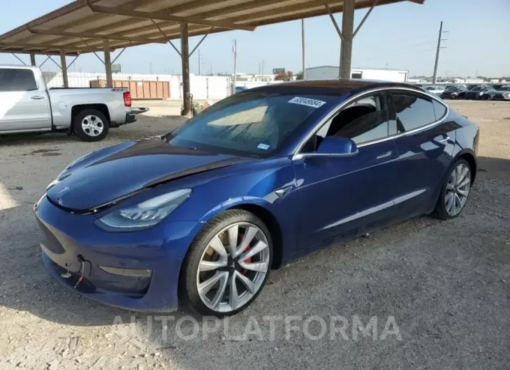 TESLA MODEL 3 2019 vin 5YJ3E1EB5KF231365 from auto auction Copart