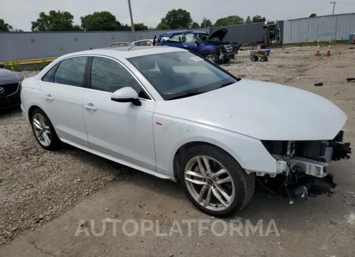 AUDI A4 PRESTIG 2022 vin WAUFAAF4XNN012560 from auto auction Copart