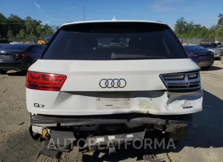 AUDI Q7 2018 vin WA1VAAF76JD005480 from auto auction Copart