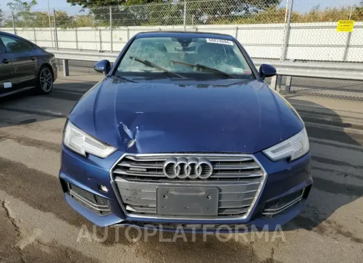 AUDI A4 PREMIUM 2018 vin WAUENAF45JA075843 from auto auction Copart