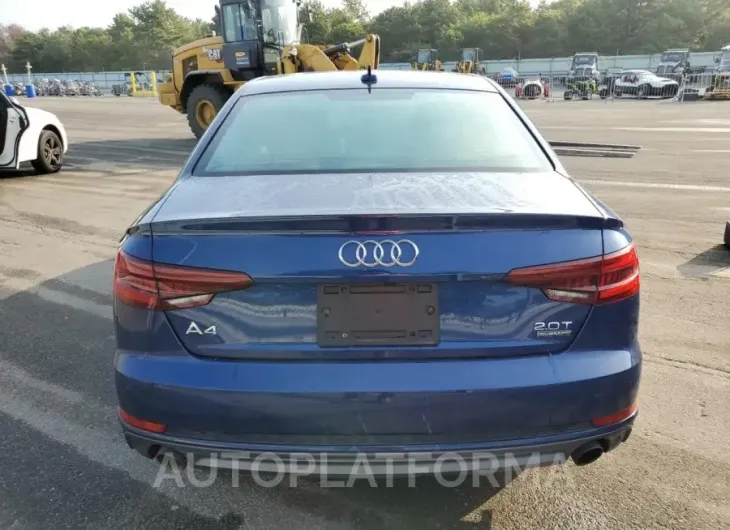 AUDI A4 PREMIUM 2018 vin WAUENAF45JA075843 from auto auction Copart