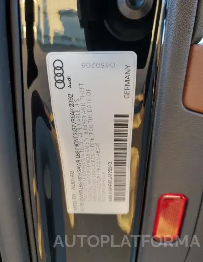 AUDI A4 PREMIUM 2018 vin WAULMAF45JA125943 from auto auction Copart