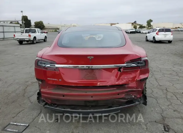 TESLA MODEL S 90 2015 vin 5YJSA1V27FF098749 from auto auction Copart