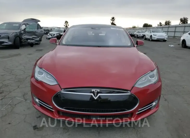 TESLA MODEL S 90 2015 vin 5YJSA1V27FF098749 from auto auction Copart