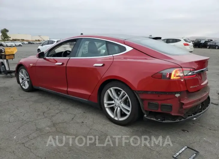 TESLA MODEL S 90 2015 vin 5YJSA1V27FF098749 from auto auction Copart