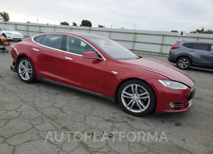 TESLA MODEL S 90 2015 vin 5YJSA1V27FF098749 from auto auction Copart