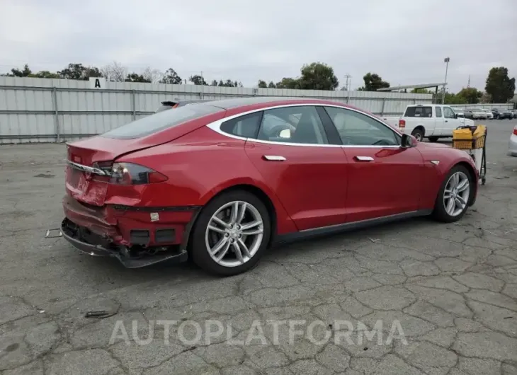 TESLA MODEL S 90 2015 vin 5YJSA1V27FF098749 from auto auction Copart