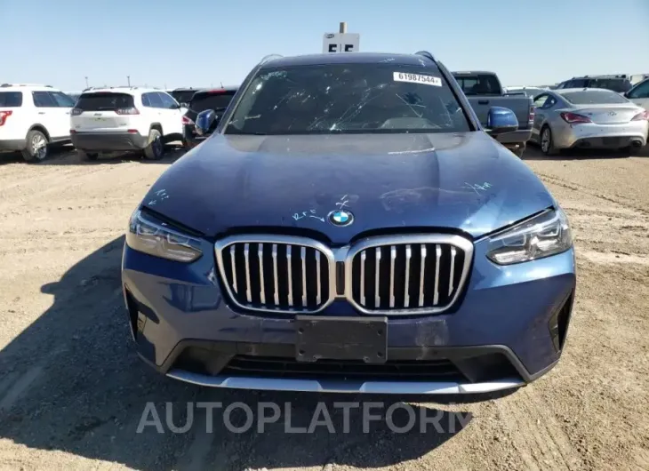 BMW X3 SDRIVE3 2022 vin 5UX43DP02N9L98304 from auto auction Copart